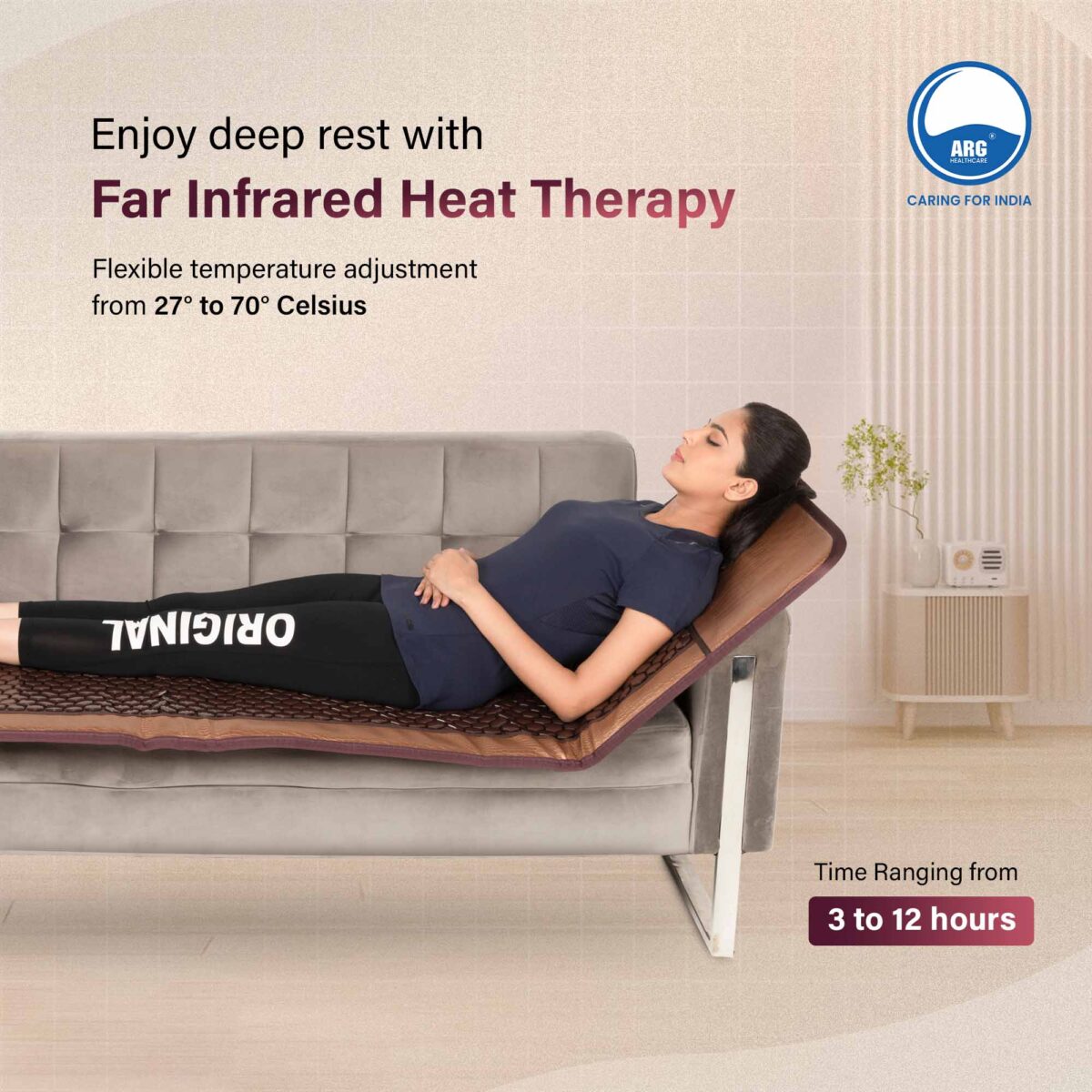 Tourmaline Heating Mat 900 Stone 80cm*190cm Arg 718B