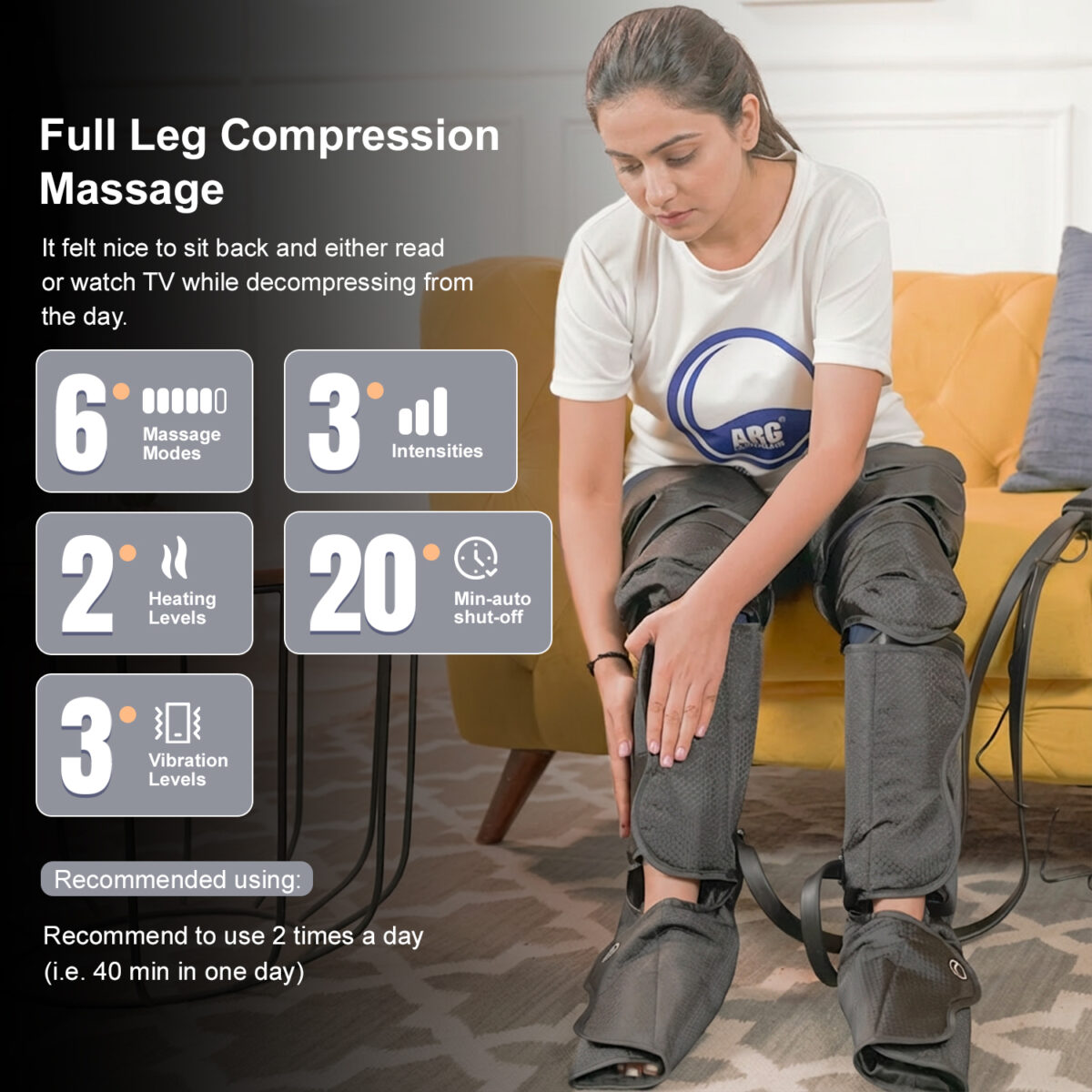 Air Pressure Massager Full  800B - Image 3