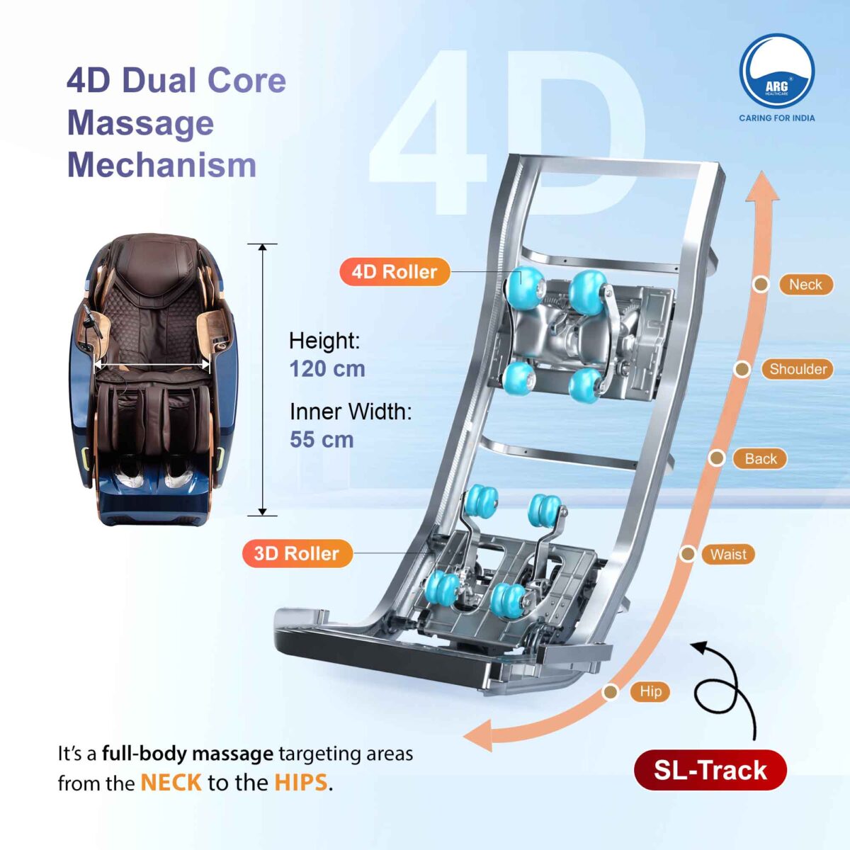 4D Full Body Massage Chair  Z600 - Image 3