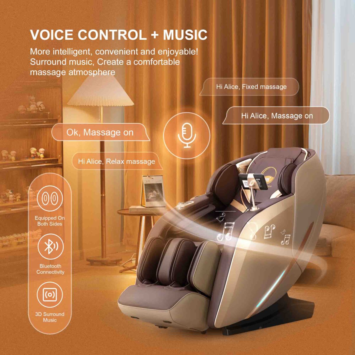 3D Luxury Massage Chair Arg 372 - Image 3