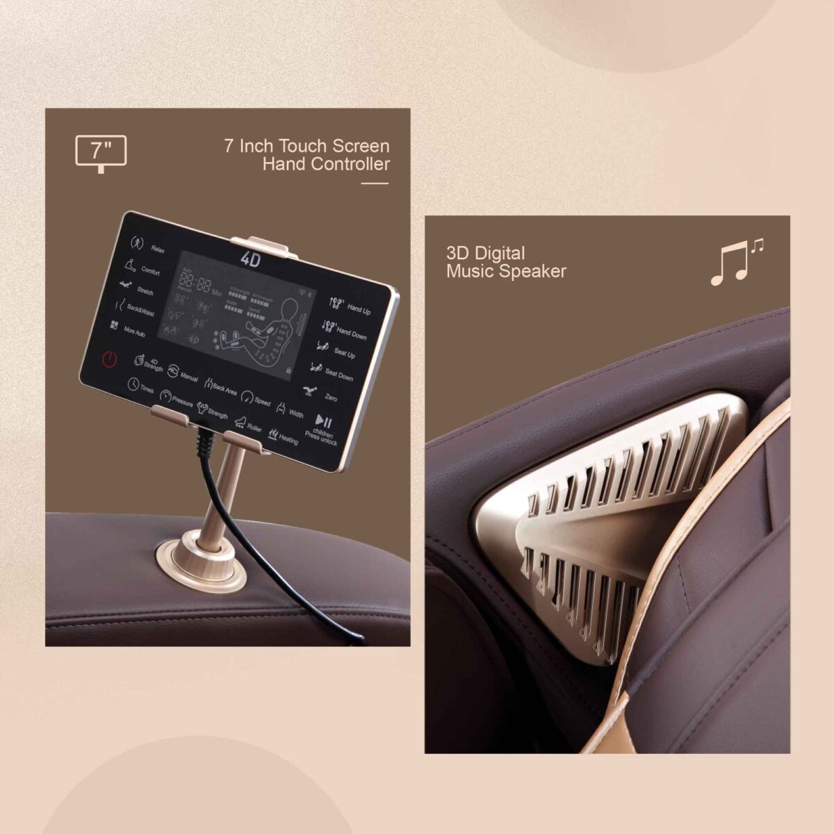 3D Luxury Massage Chair Arg 372 - Image 5