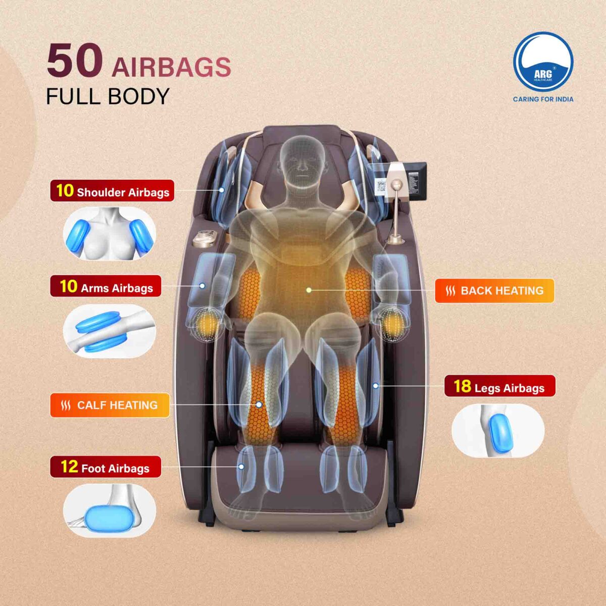 3D Luxury Massage Chair  372 - Image 2