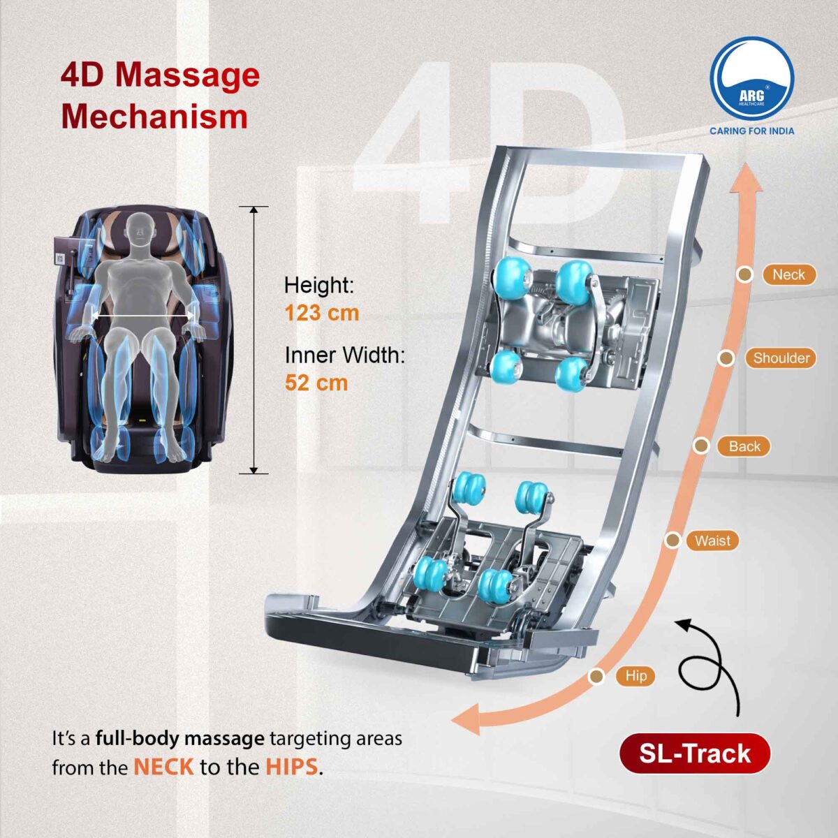 4D Luxury Massage Chair  661 - Image 3
