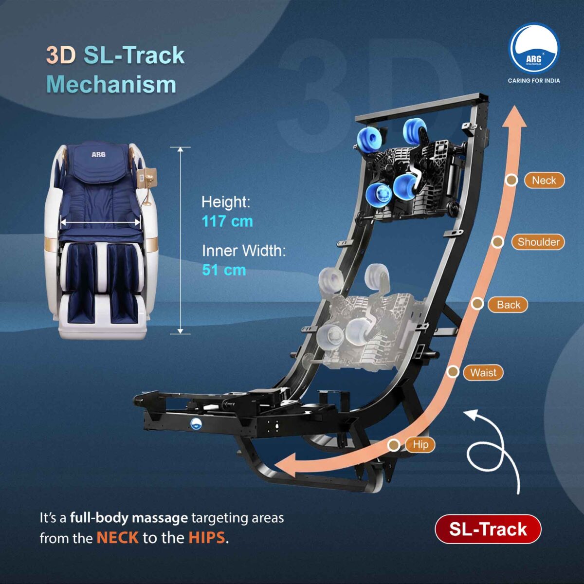 3D Massage Chair Z380 - Image 3