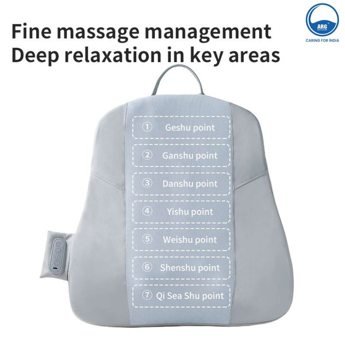 Wireless Back Car Seat Massager