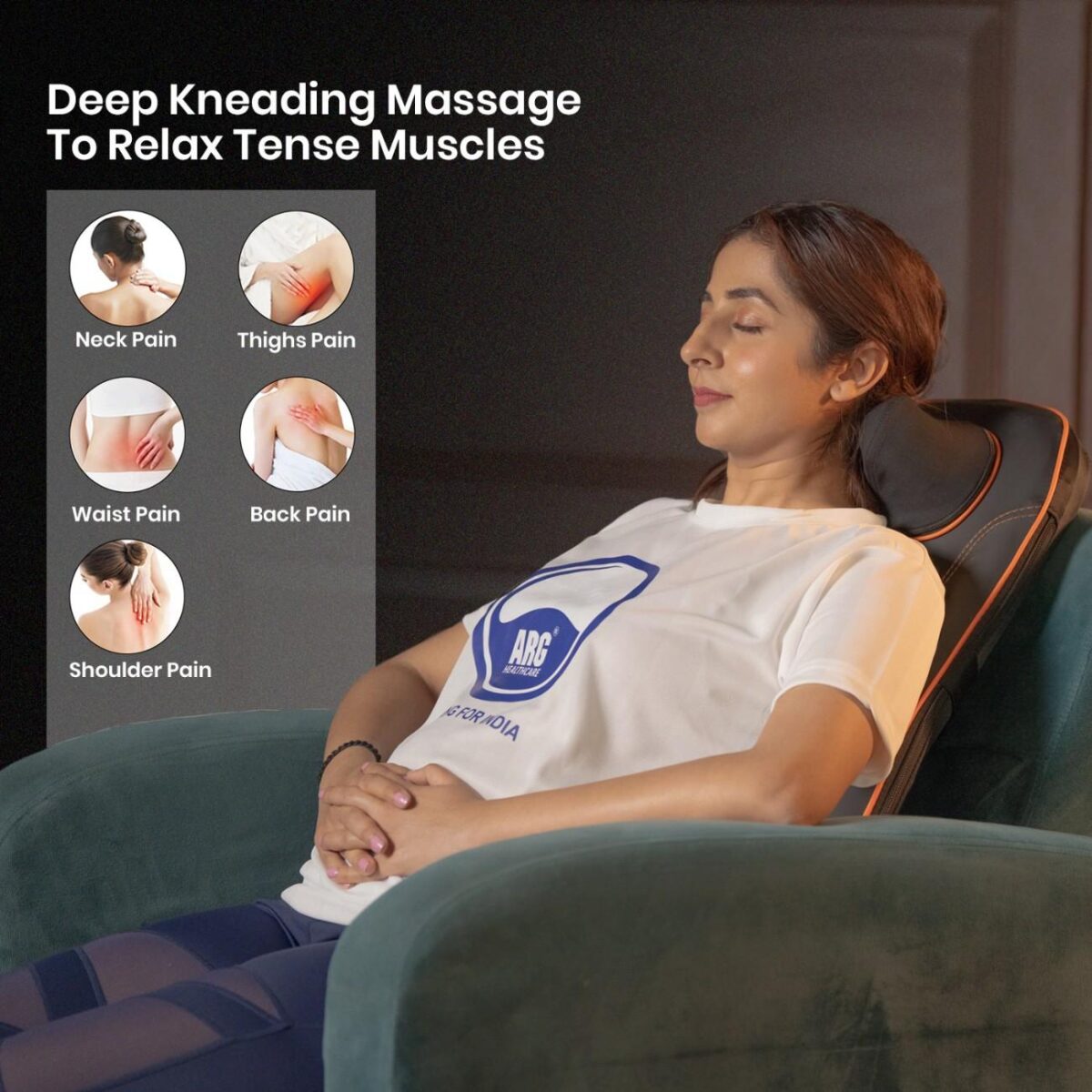 Portable Back Car Seat Massager  708 - Image 4