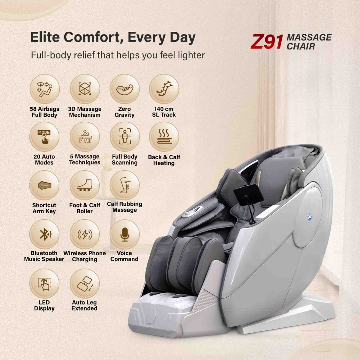 Massage Chair Z91 ARG - Image 7