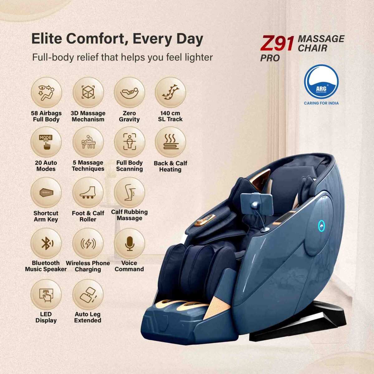 3D Massage Chair Z91 Pro - Image 2