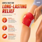ARG HOTSTUFF Disposable Heat Therapy Knee Wrap – Pack of 6 - Image 4