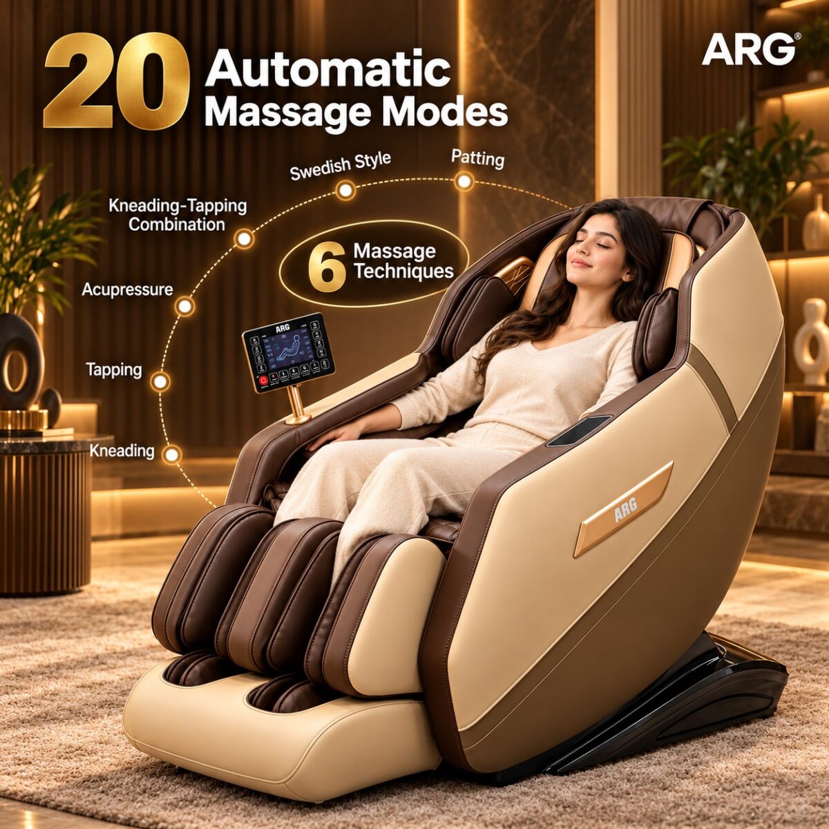 ARG A-7 Massage Chair - 3D MASSAGE CHAIR  - Image 3