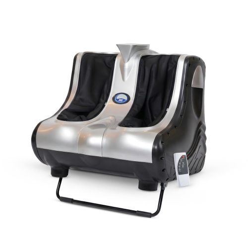 Silver leg massager with remote control